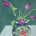 Purple Tulips Japanese Vase