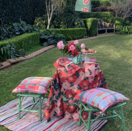 Camellia Tablecloth Musk - Image 2