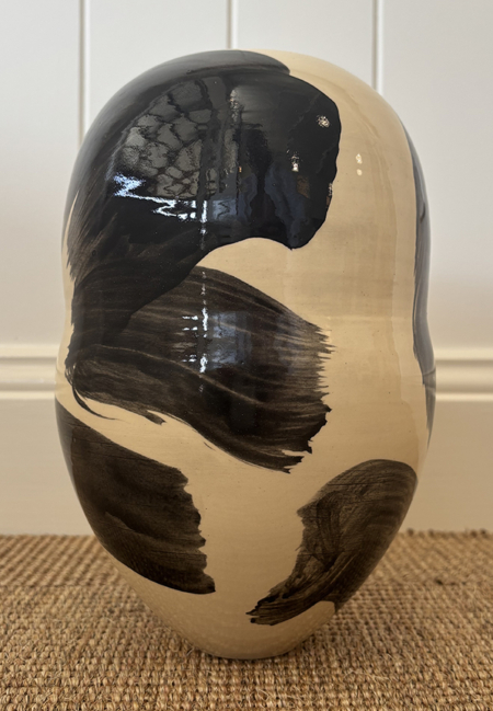 'Black Ink Cloud' Vase by David Usher - Image 3