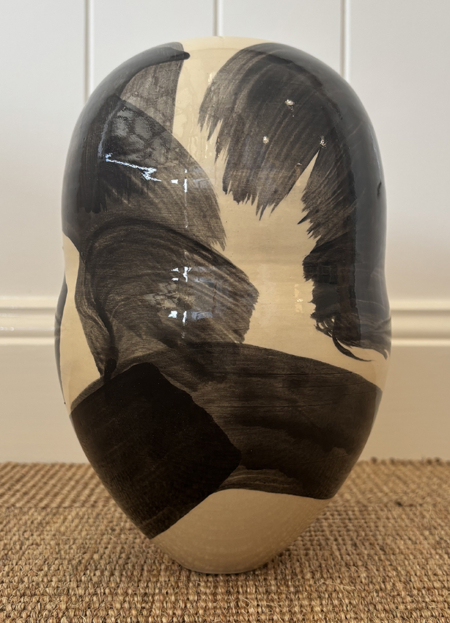'Black Ink Cloud' Vase by David Usher - Image 4