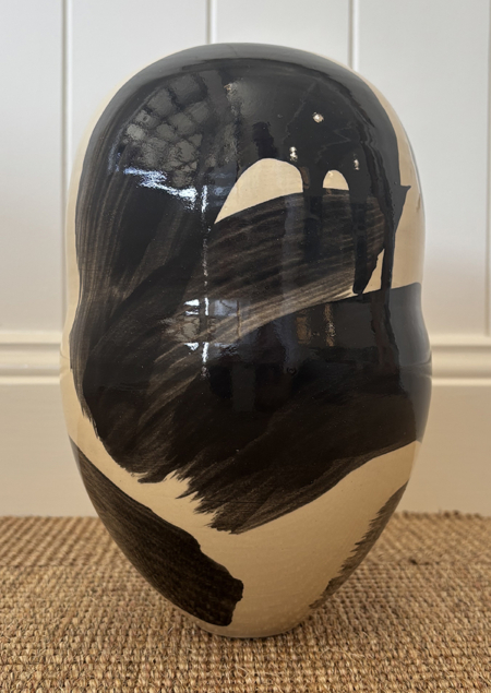 'Black Ink Cloud' Vase by David Usher - Image 6