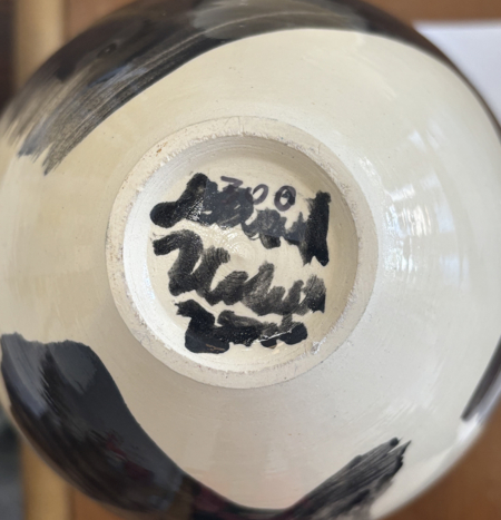 'Black Ink Cloud' Vase by David Usher - Image 8