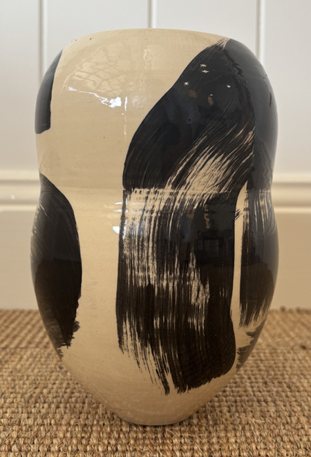 'Black Ink Cloud' Vase by David Usher - Image 2