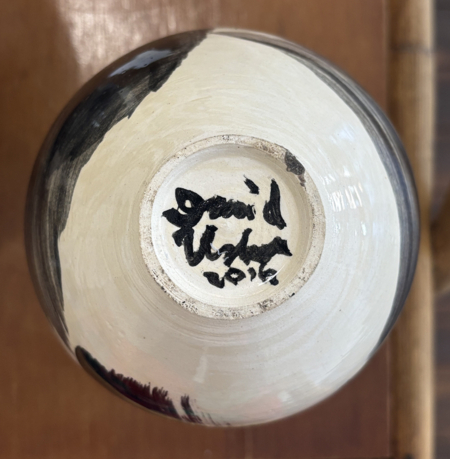 'Black Ink Cloud' Vase by David Usher - Image 6