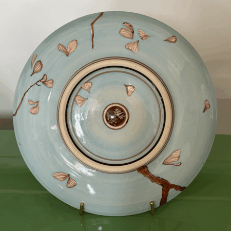 Monica Usher Chinoisserie Plate 1 - Image 2