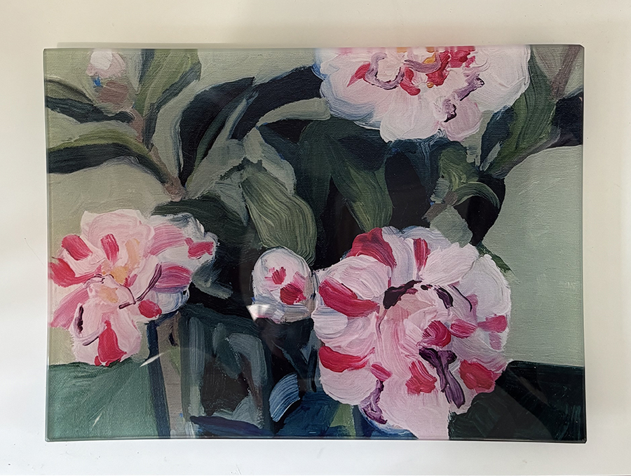 Trinket Tray Large 'The First Camellias'